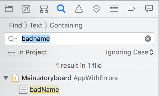 Xcode exception